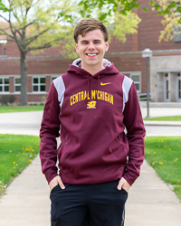 Central Michigan Maroon Therma-FIT Hoodie