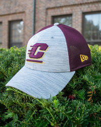 Action C Gray & Maroon Stretch Snapback Hat