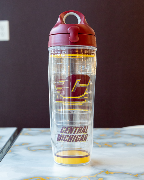 Action C Central Michigan 24 oz. Water Bottle
