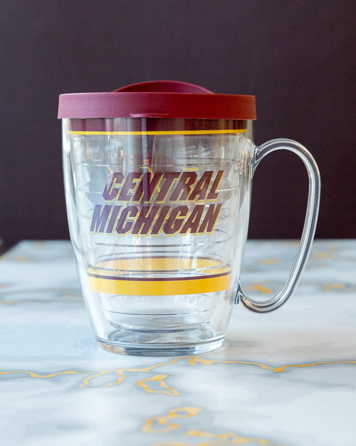Action C Central Michigan Mug with Lid
