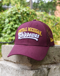 Central Michigan Chippewas Maroon Ladies Fit Trucker Hat