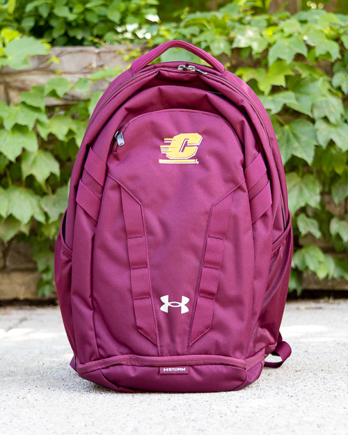 Action C UA Hustle 5.0 Maroon Backpack