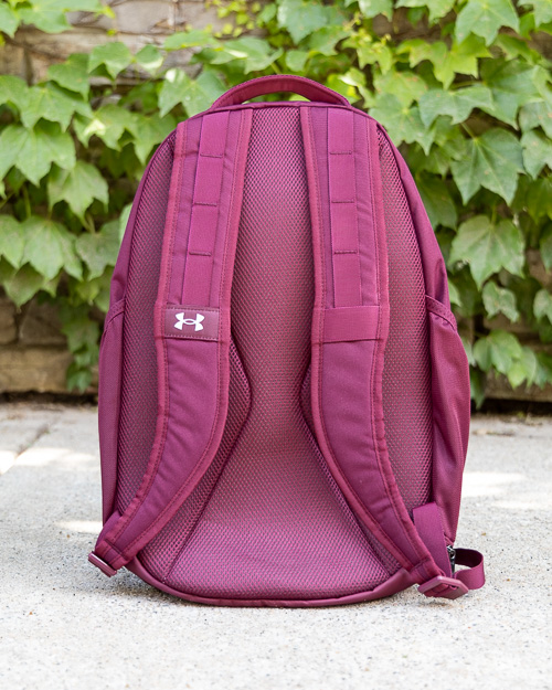 Action C UA Hustle 5.0 Maroon Backpack