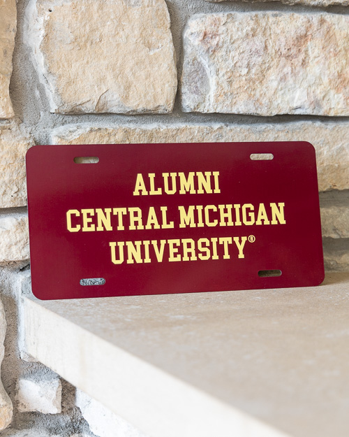 Alumni Central Michigan University Vanity Plate