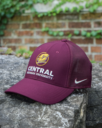 Central Michigan University Maroon Flex Fit Trucker Hat