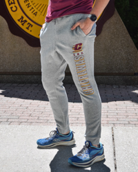 Action C CMU Chippewas Gray Jogger Sweatpants