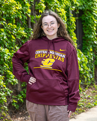 Central Michigan Chippewas Maroon Dri-FIT Hoodie