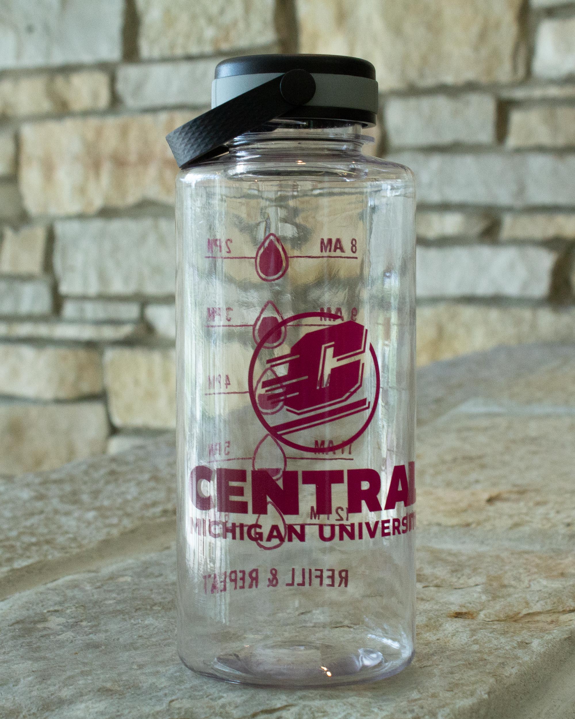 Central Michigan University Action C Tracker Water Bottle<br><brand></brand>