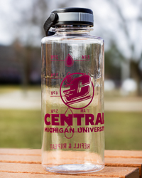 Central Michigan University Action C Tracker Water Bottle