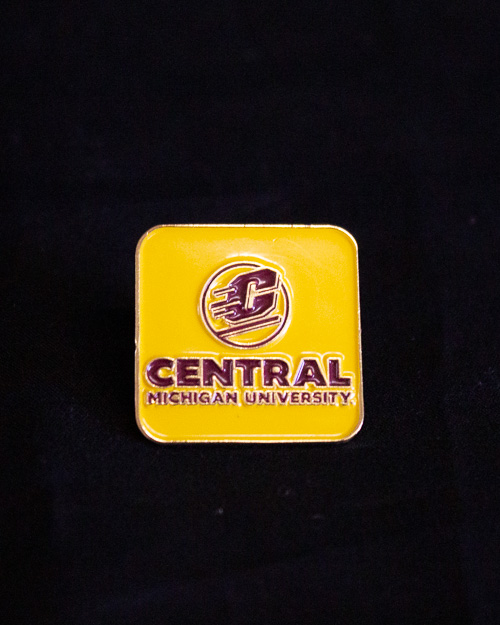 Central Michigan Action C Lapel Pin