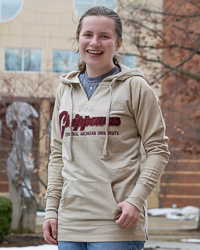 Central Michigan University Chippewas Women's Sand Hoodie