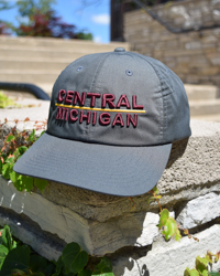 Central Michigan Charcoal Adjustable Hat