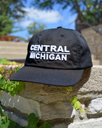 Central Michigan Black Adjustable Hat