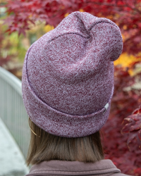 Central Michigan Maroon Marled Cuff Beanie