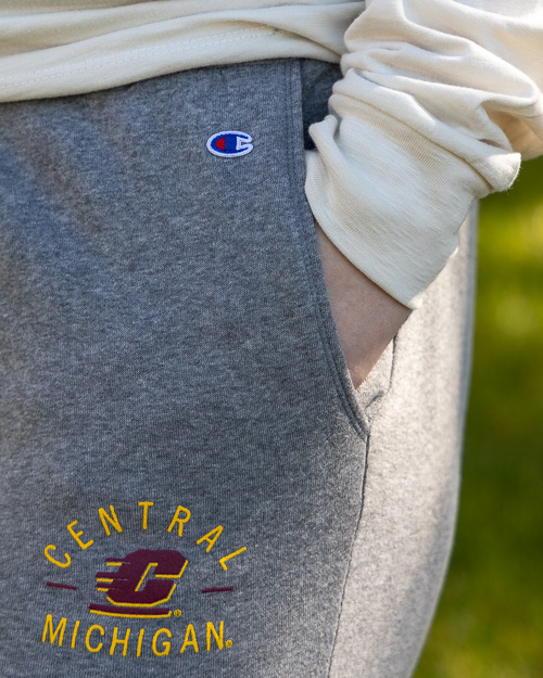 Action C Central Michigan Gray Triumph Fleece Joggers