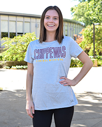 Central Michigan Chippewas Women's Gray Tech T-Shirt