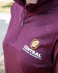 Central Michigan Women's Maroon Tech ¼ Zip