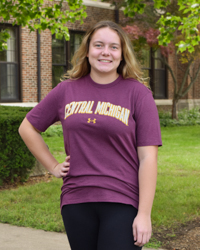 Central Michigan Heather Maroon T-Shirt