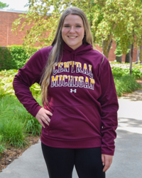 Central Michigan Maroon Tech Fleece Hoodie