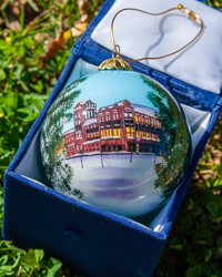 Warriner Hall Hand Painted CMU Holiday Ornament