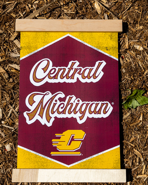 Action C Central Michigan/Home for the Holidays Reversible Sign