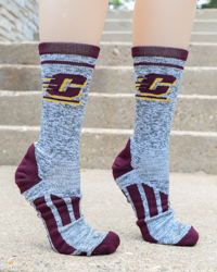 Action C Gray Heather Socks