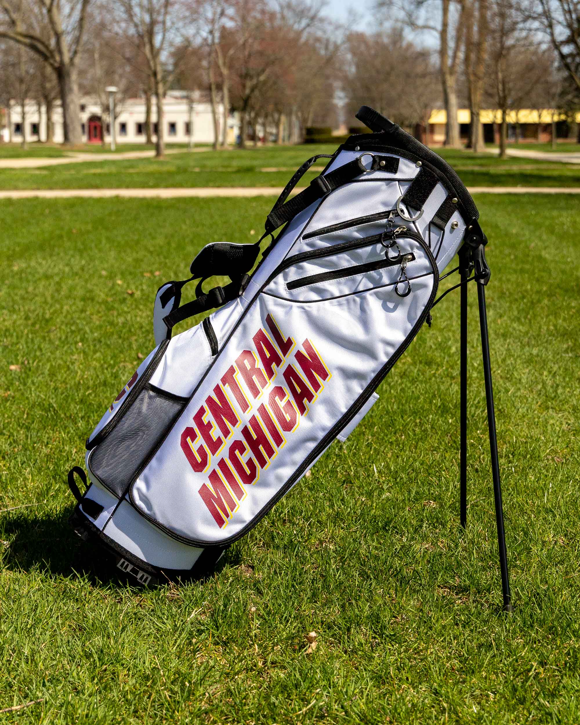 Central Michigan White Golf Birdie Stand Bag (SKU 5055027298)