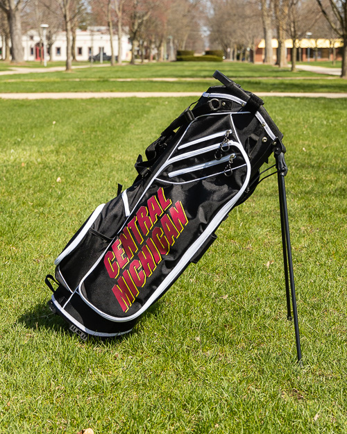 Central Michigan Black Golf Birdie Stand Bag