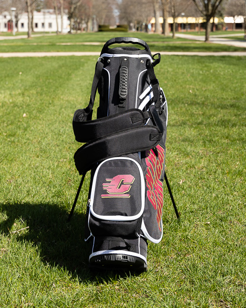 Central Michigan Black Golf Birdie Stand Bag