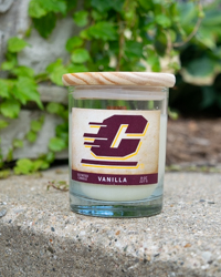 Action C Wooden Wick Vanilla Scented Candle