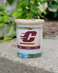 Action C Wooden Wick Vanilla Scented Candle