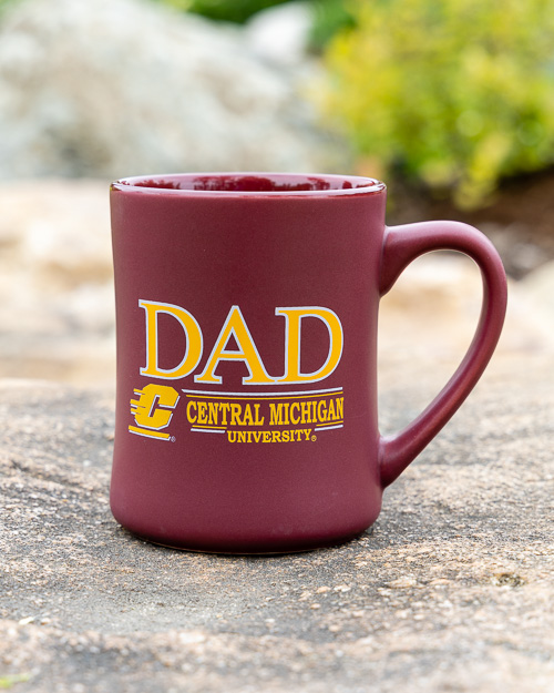 Action C Dad Maroon Matte Diner Mug