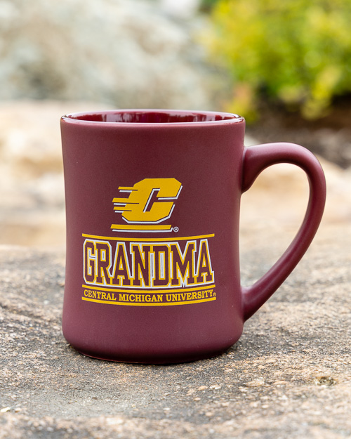 Action C Grandma Maroon Matte Diner Mug