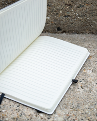 Central Michigan Seal Black Textured Journal