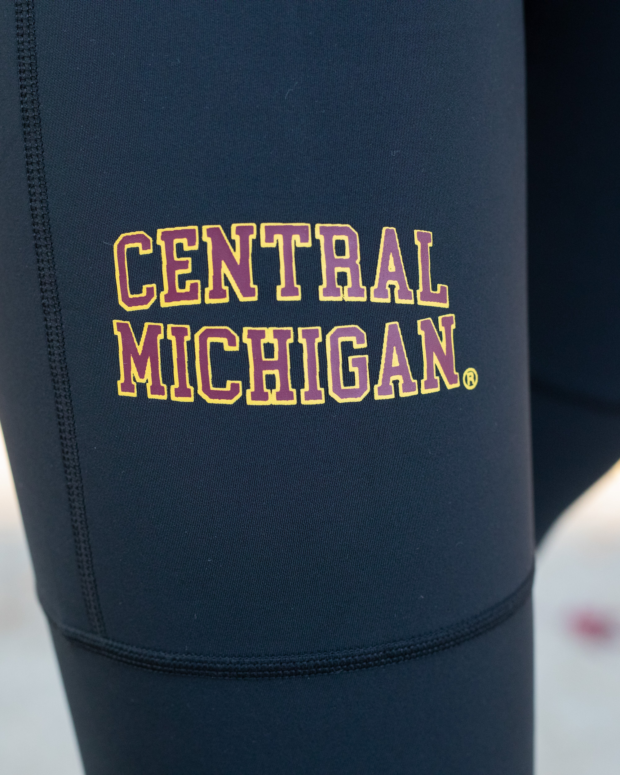 Central Michigan Black Leggings The CMU Bookstore