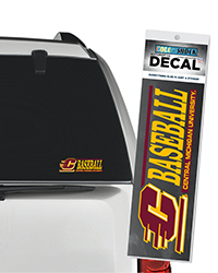 Action C Central Michigan Baseball Automotive Decal