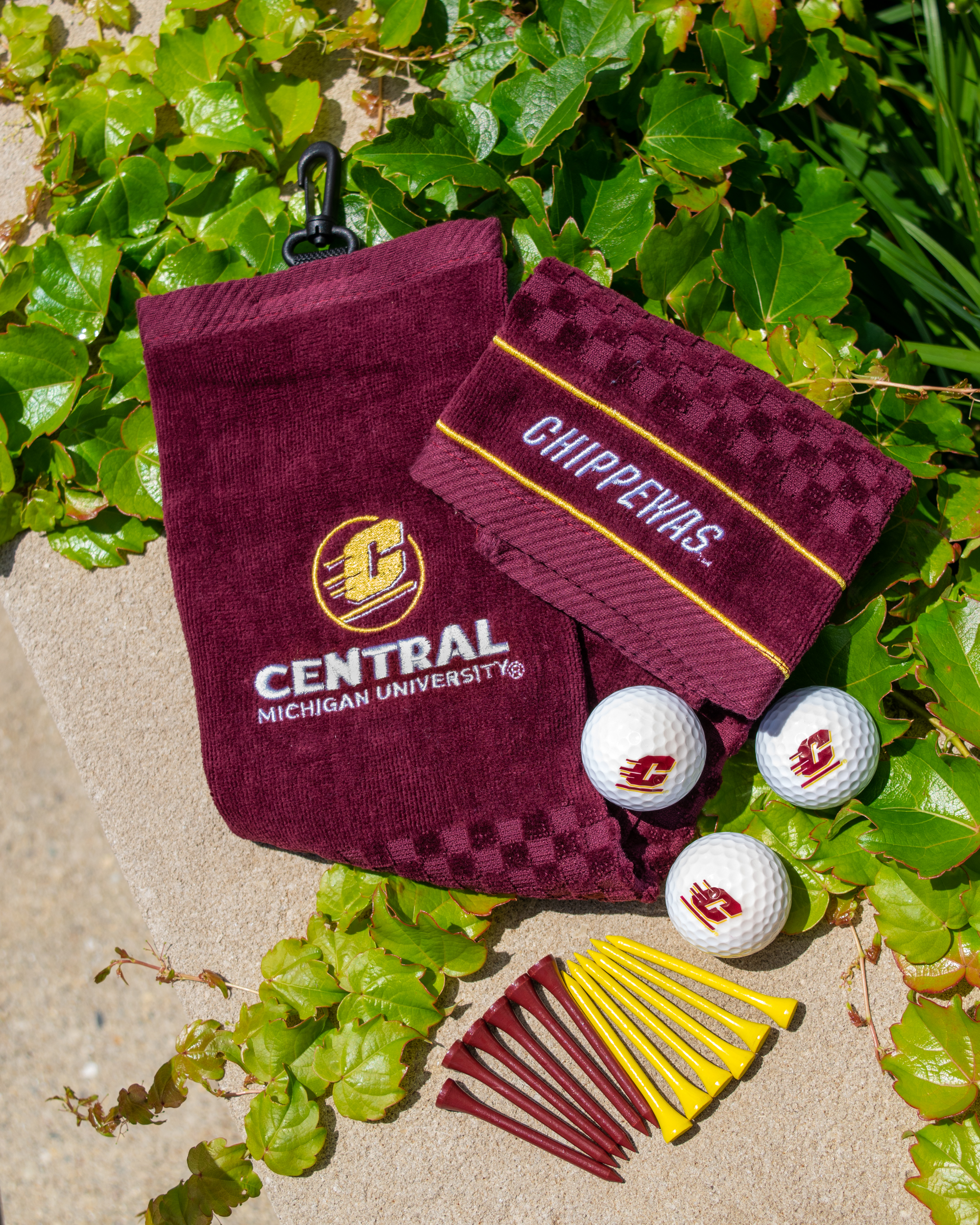 Central Michigan Golf Towel Gift Set