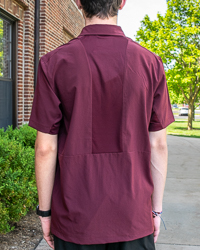 Action C Maroon Performance Polo