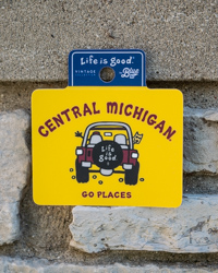 Central Michigan Life is Good Going Places Sticker