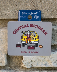 Central Michigan Life is Good Football Tailgate Sticker