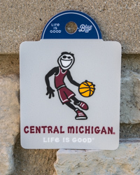 Central Michigan Life is Good Men's Basketball Sticker