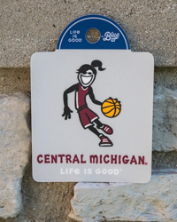 Central Michigan Life is Good Women's Basketball Sticker