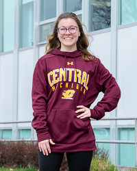 Central Michigan Action C Maroon Tech Fleece Hoodie