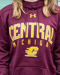 Central Michigan Action C Maroon Tech Fleece Hoodie