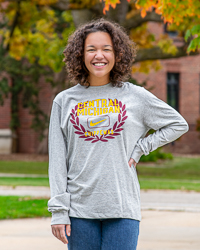 Central Michigan Chippewas Gray Dri-FIT Long Sleeve T-Shirt