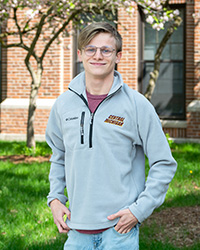 Central Michigan Gray ¼ Zip Fleece Jacket