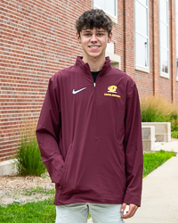 Action C Central Michigan Maroon ¼ Zip Coach Jacket