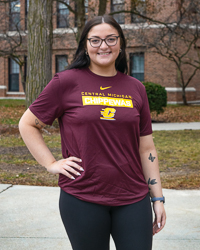 Central Michigan Chippewas Maroon Dri-FIT T-Shirt