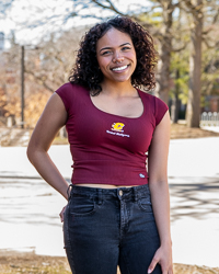 Action C Central Michigan Maroon Women's Scoop Neck T-Shirt