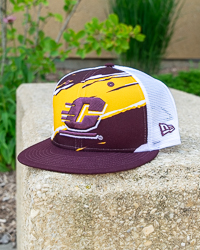 Action C Maroon & Gold Graphic Snapback Hat